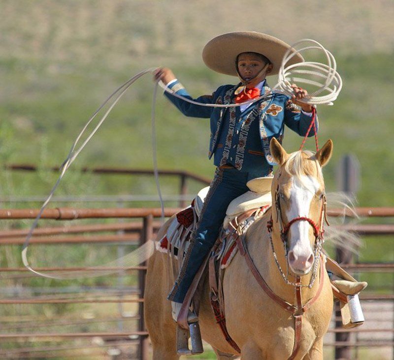 Mexico, fiesta, charreria, el muchacho mejicano futuro Zorro :-)photo preview