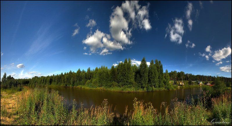 Берёзки на островкеphoto preview