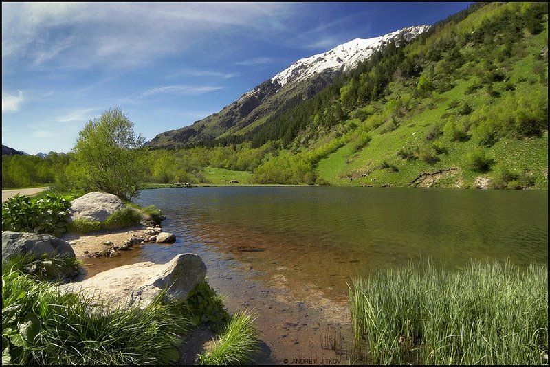 кавказ, горы, озеро, туманлыкель,пейзаж Озеро Туманлыкель фото превью