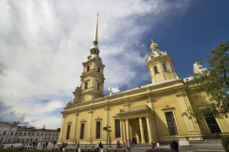 петропавловская крепость,небо,люди,город,архитектура /\\photo preview