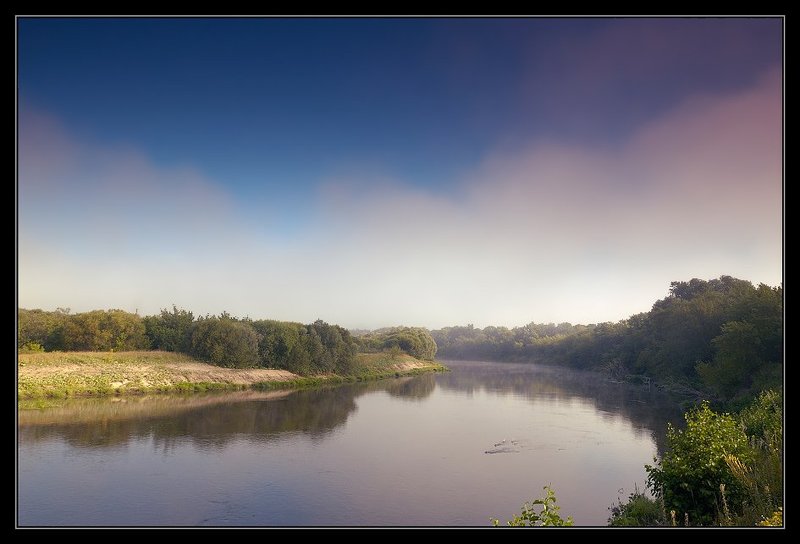 утро, река, сура, туман, вода, 6:00 PMphoto preview