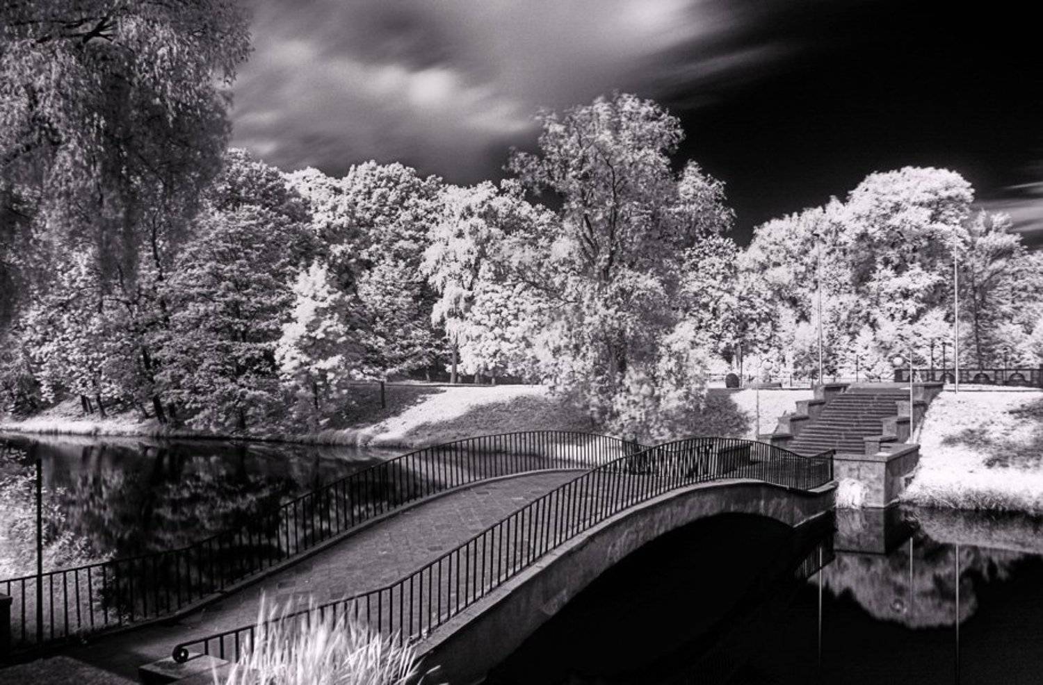 Мостик в парке. Автор: Павел Дунюшкин , Павел Дунюшкин