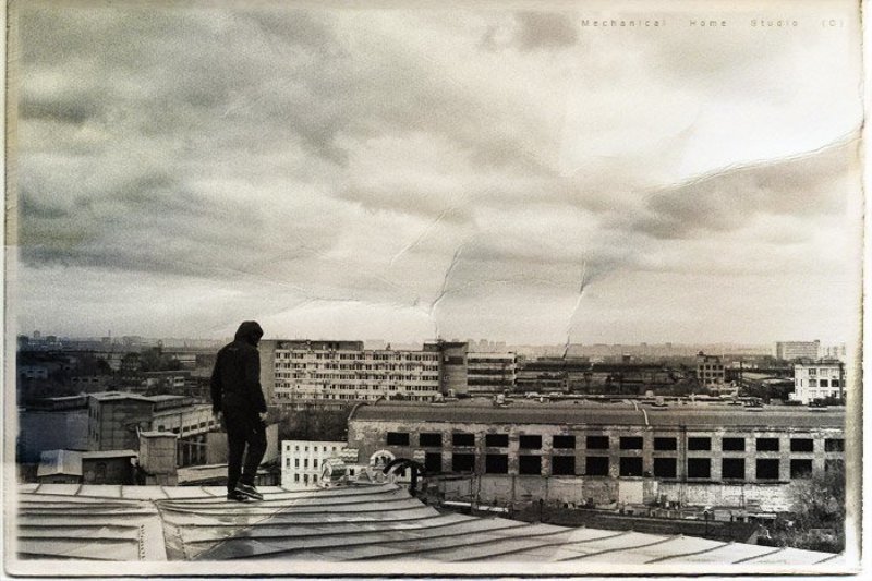 город, крыши, простые парни с рабочих окраин с рабочей окраины..photo preview