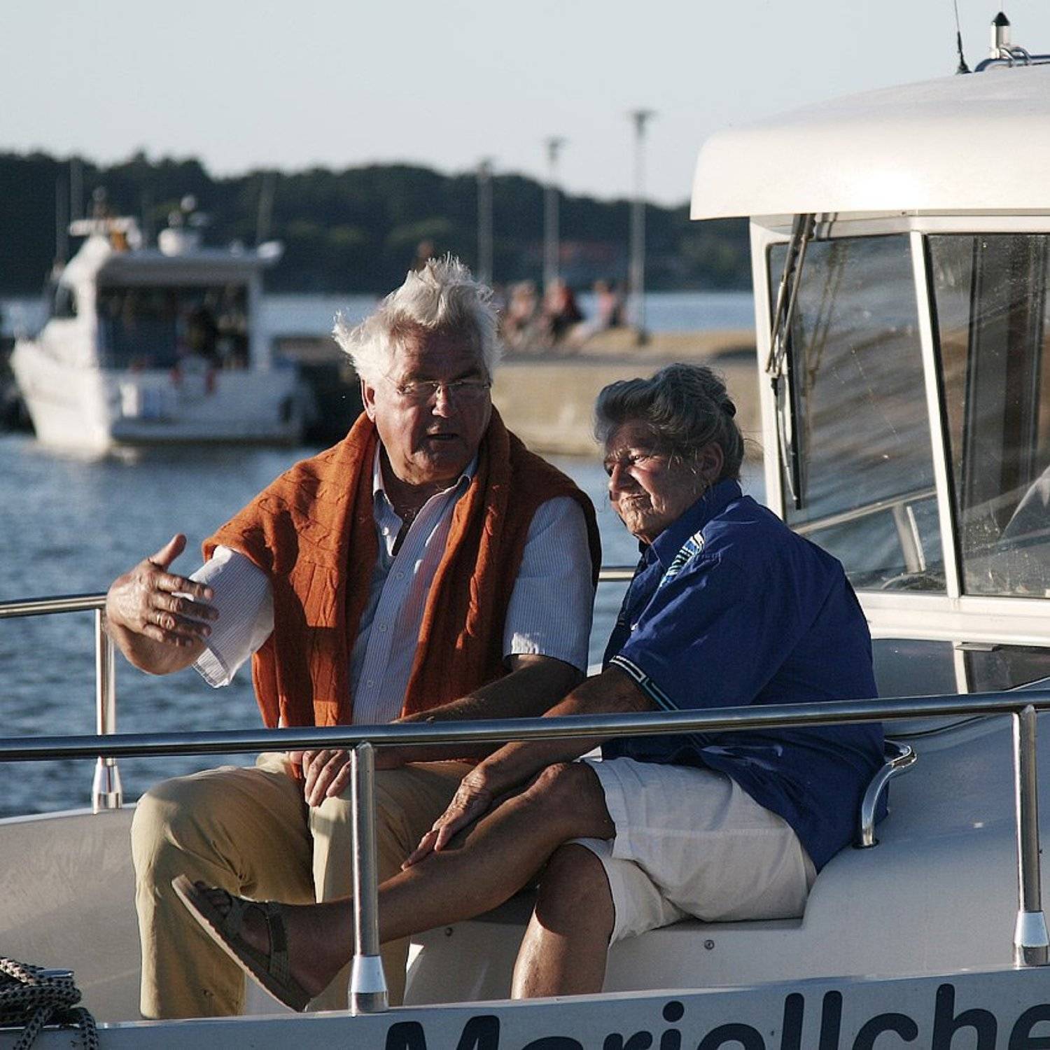 куршская коса, нида, пристань, парочка, Сергей Марискин