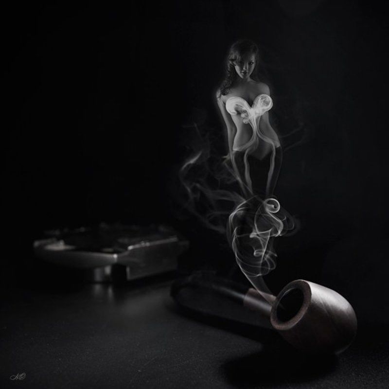 дым Джин из трубки фото превью