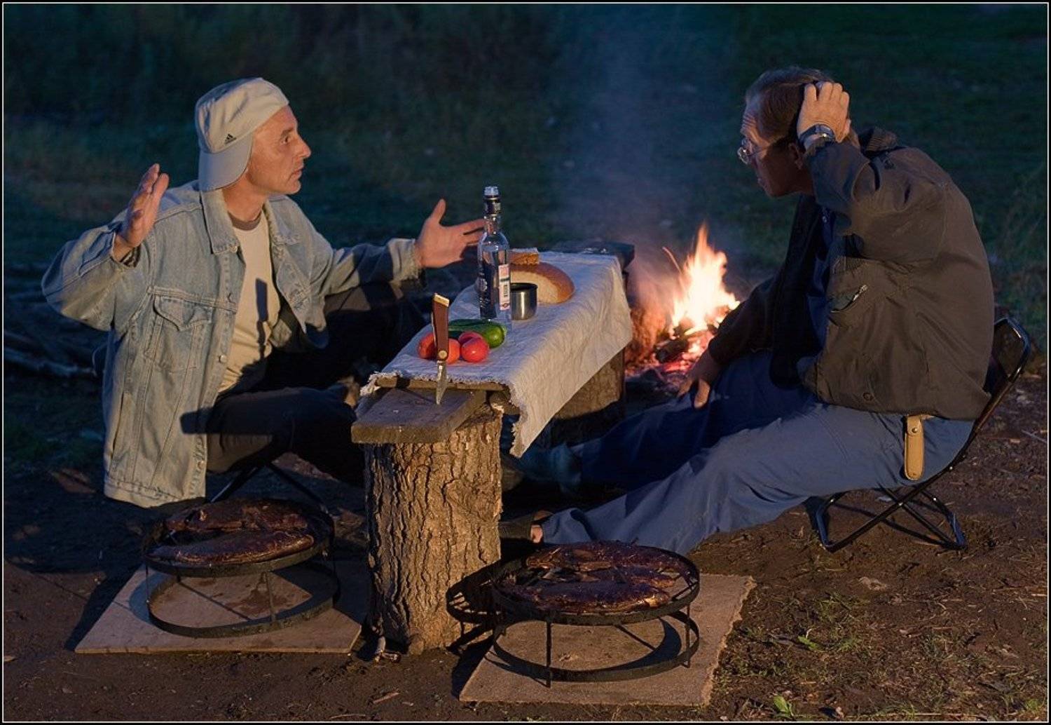 Да у меня сегодня воот такая сошла!. Автор: Степанов Сергей река, белая, башкирия, друг, копчёный, лещ, костёр, тёрки, Степанов Сергей