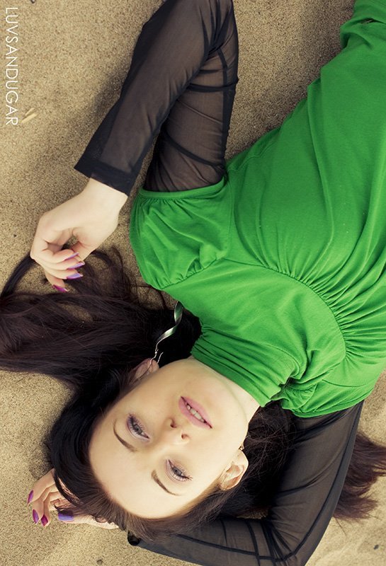 девушка, портрет, цвет, глаза, цифра Головокружение фото превью