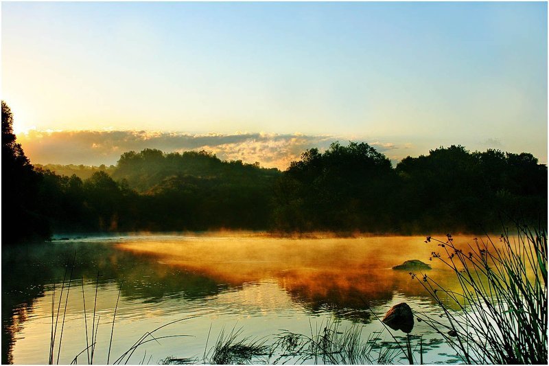 пейзаж, природа, река Утроphoto preview