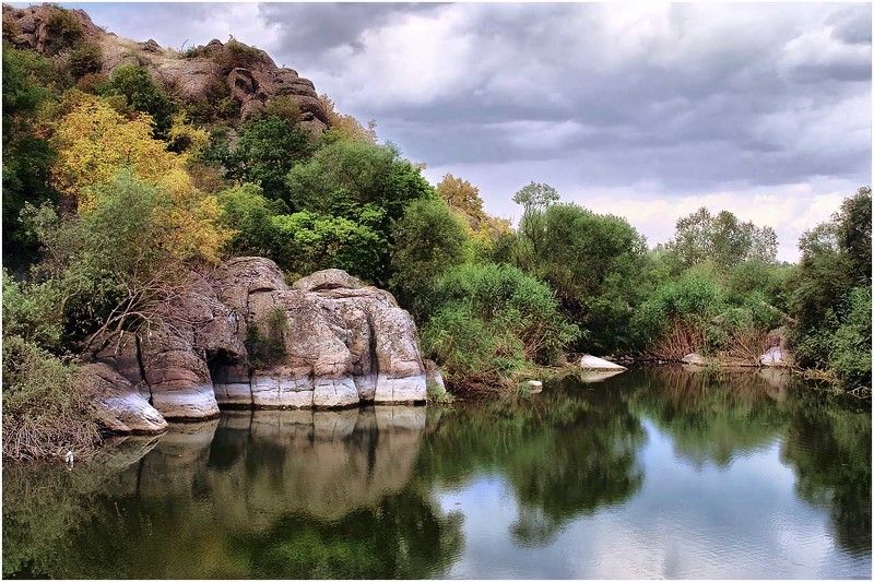 пейзаж, природа, река, скалы Заводьphoto preview