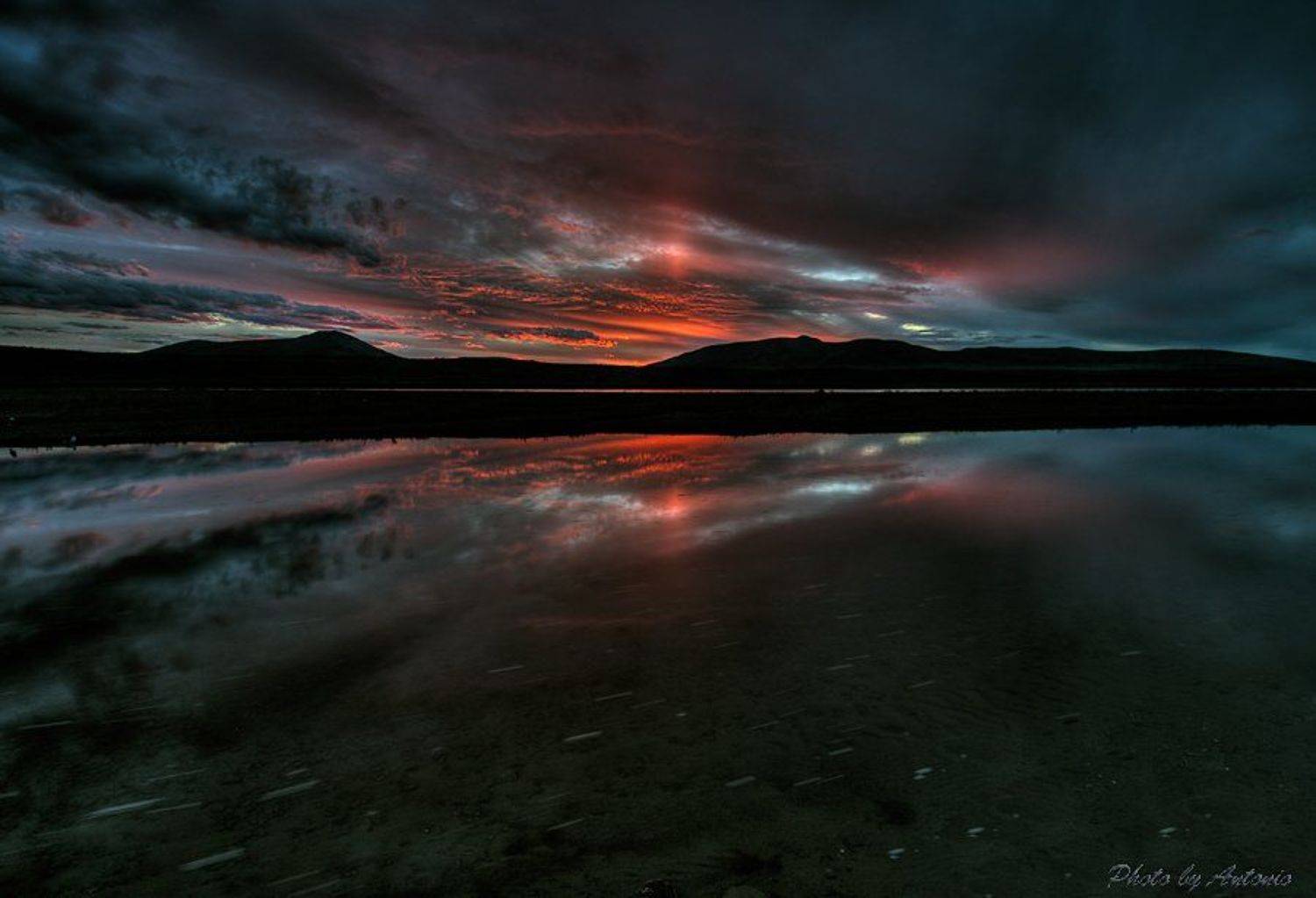 Вечер на Севере. Автор: antonio магадан, колыма, вечер, арестова, гижига, пейзаж, облака, вечер, закат, antonio