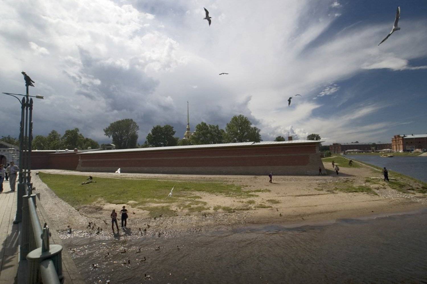 ***. Автор: Евгений Пугачев. петропавловская крепость,небо,люди,город,чайки,утки, Евгений Пугачев.