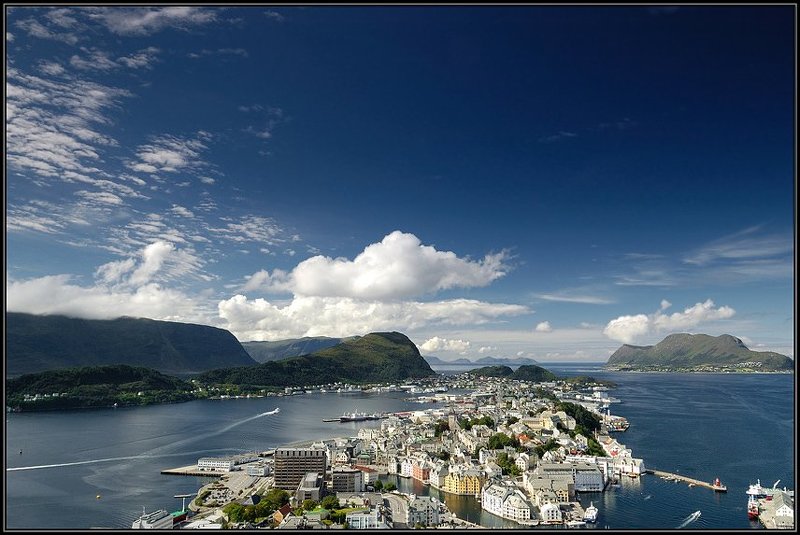 норвегия, norway, город, олесунн Норвегия. Олесуннphoto preview