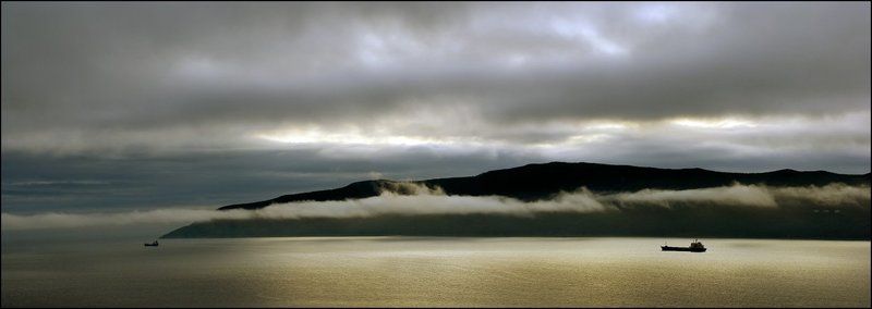 нагаева, рейд, вечер Вечер на рейде фото превью