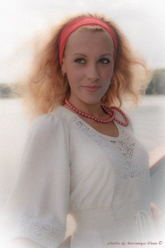 девушка, бусы, винтаж, мамино платье, москва 80 мамино платьеphoto preview