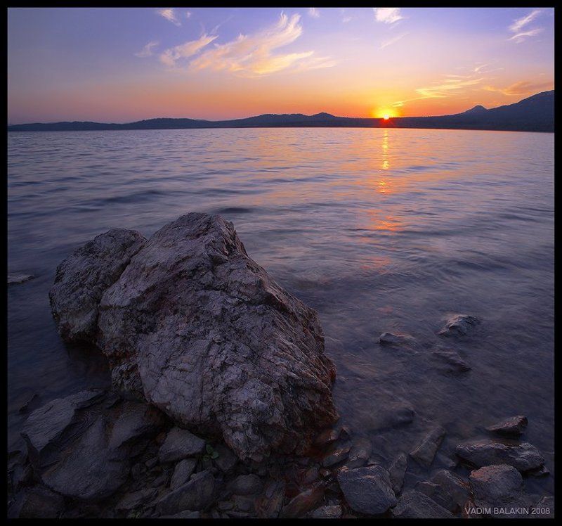 Закат на озере Зюраткульphoto preview