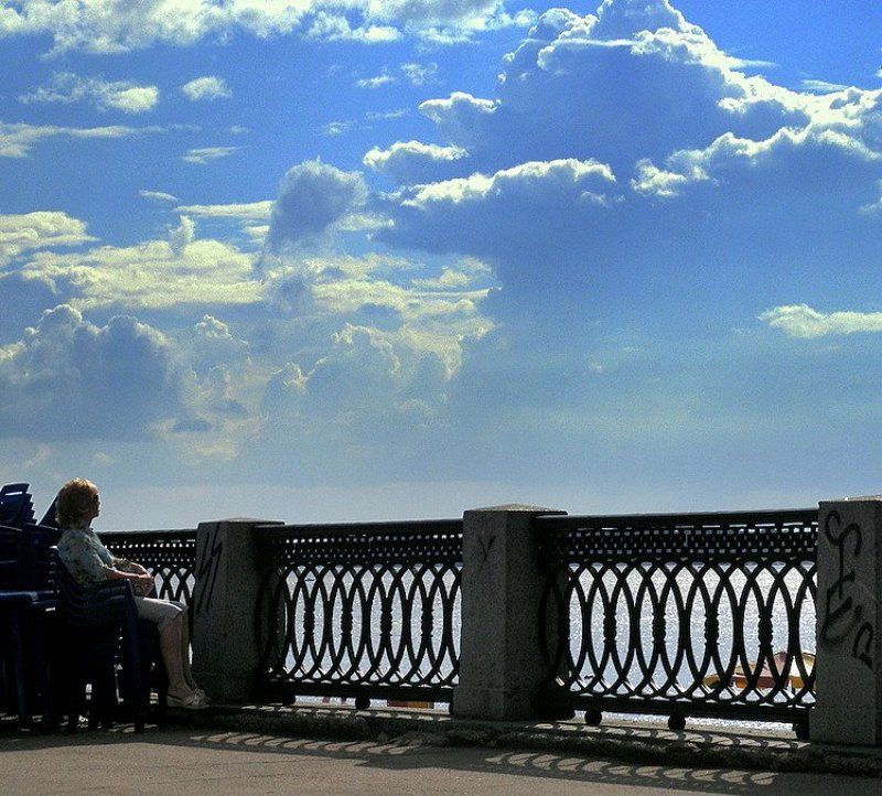 небо, облака, самара, волга, мечты, мечтательница, набережная мечтыphoto preview