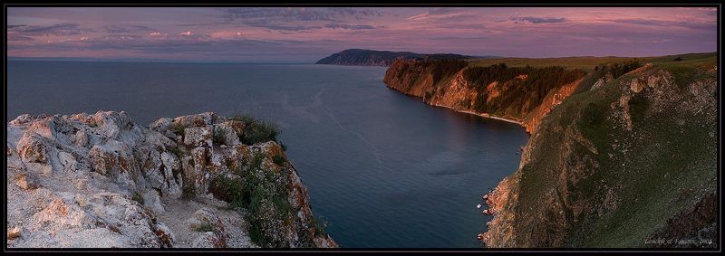 ольхон, байкал, озеро, мыс, скала, рассвет, остров о. Ольхон. мыс Шунтэ Левыйphoto preview