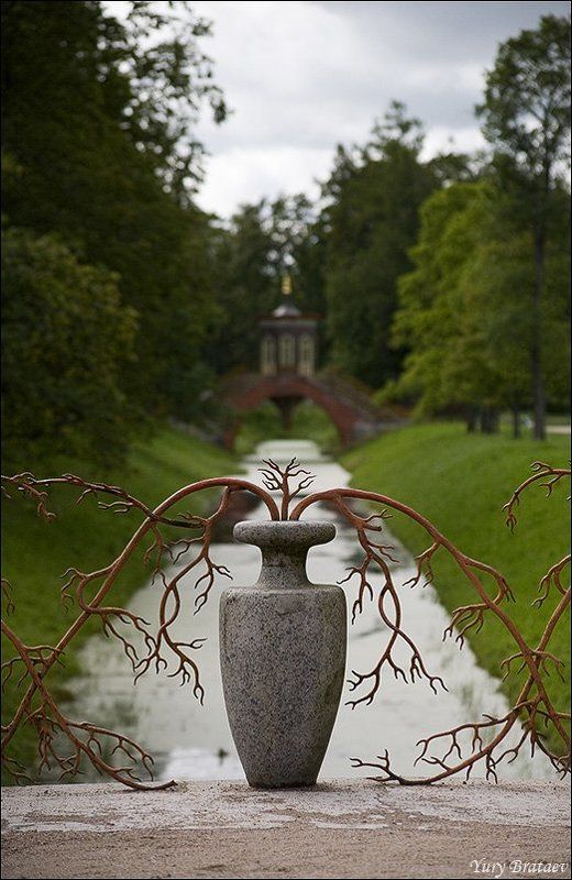 пушкин, александровский, парк, канал, мост, беседка photo preview