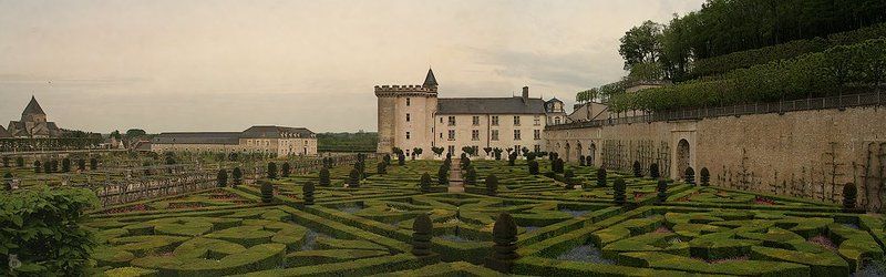 франция, вилландри, сады, замок, река луара Волшебные сады Вилландриphoto preview