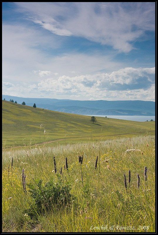 ольхон, байкал, остров. озеро, трава, горы, фаниз, лена, ардисламов Ольхонские просторыphoto preview