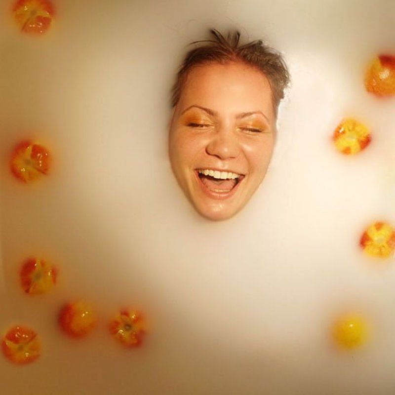 девушка, йогурт, смех, улыбка, персик пЭрсиковый йОгурт %)photo preview