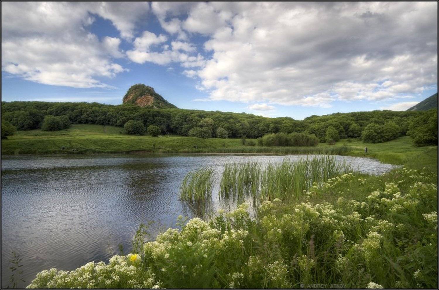 кавказ, лето, июнь, озеро, горы, пейзаж, Андрей Житков