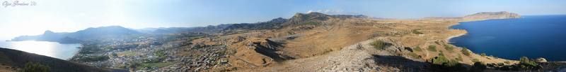 судак крым горы море Судак панорамаphoto preview