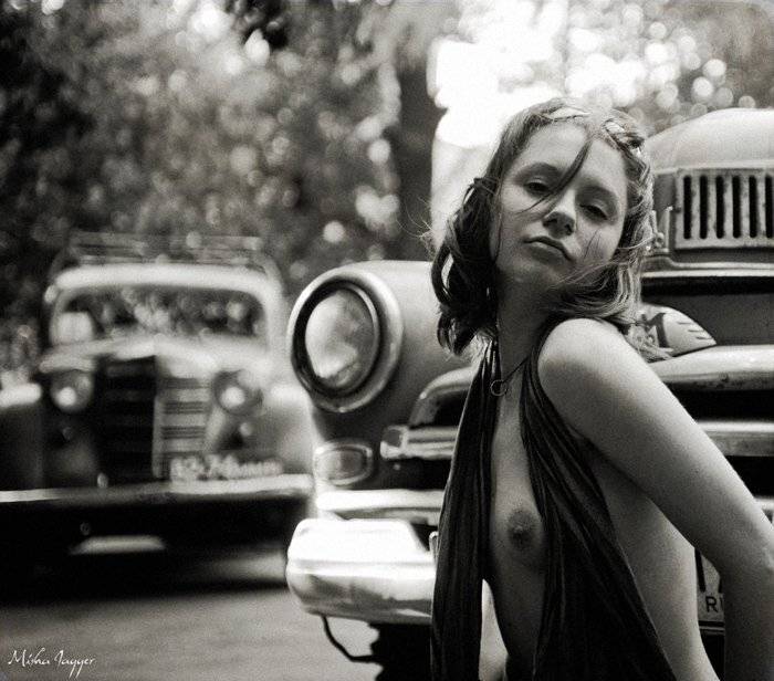 ню, авто, чб, Jagger