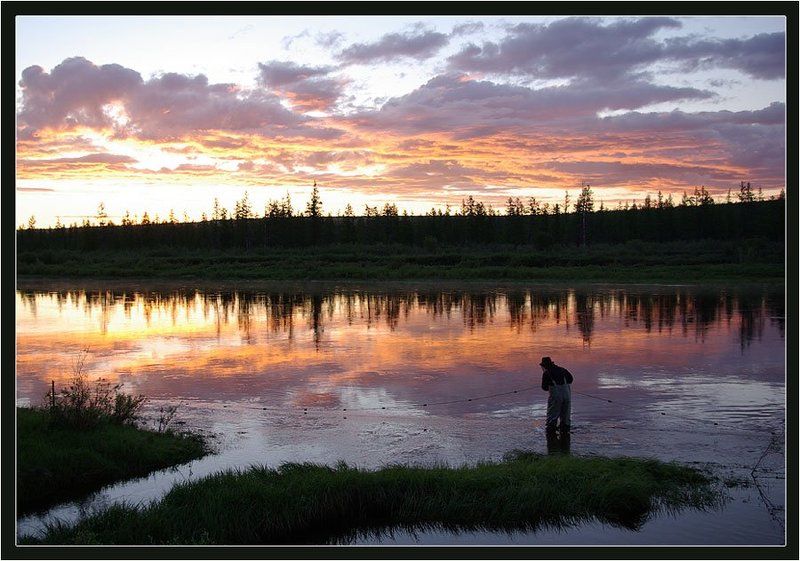 утро, река,рыбак Утро рыбака 2photo preview