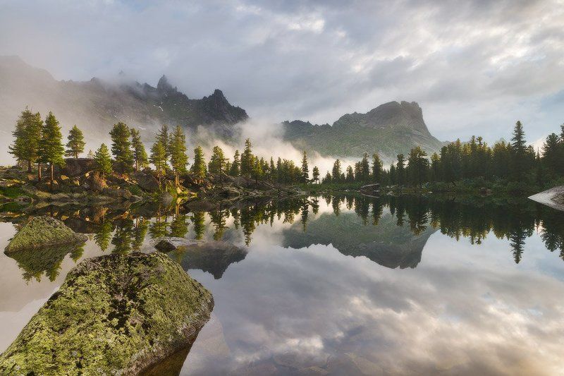 ергаки, ergaki ~ Зеркальное утро ~photo preview