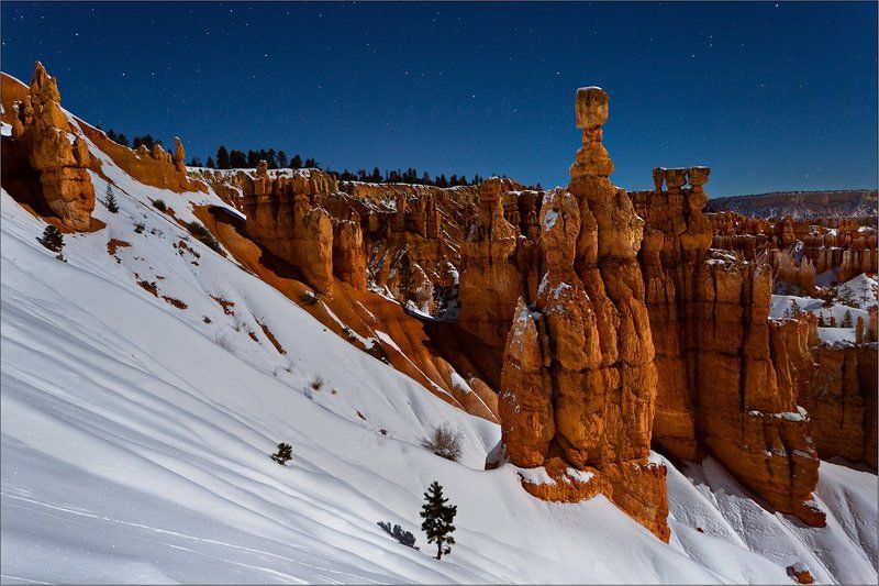 bryce, , , canyon, , night, , thepictureform. Лунной ночью...photo preview