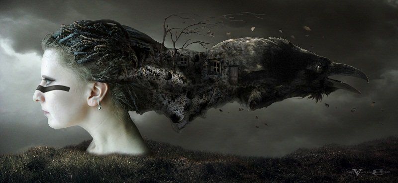 арт, фото, сюрреализм Пребывание в подсознательной параллелиphoto preview