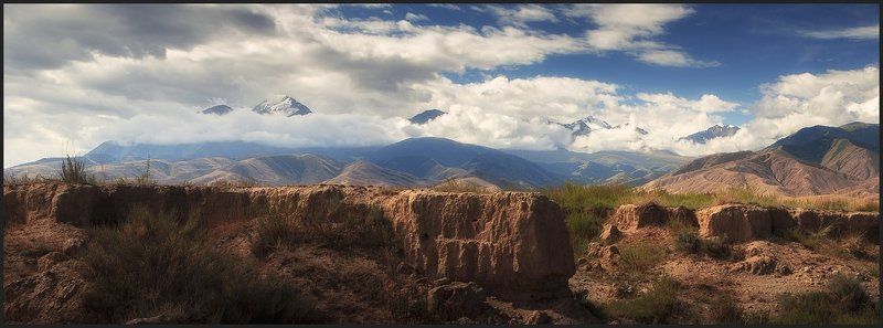 горы, киргизия, иссык-куль Горы Терскей Алатоо фото превью