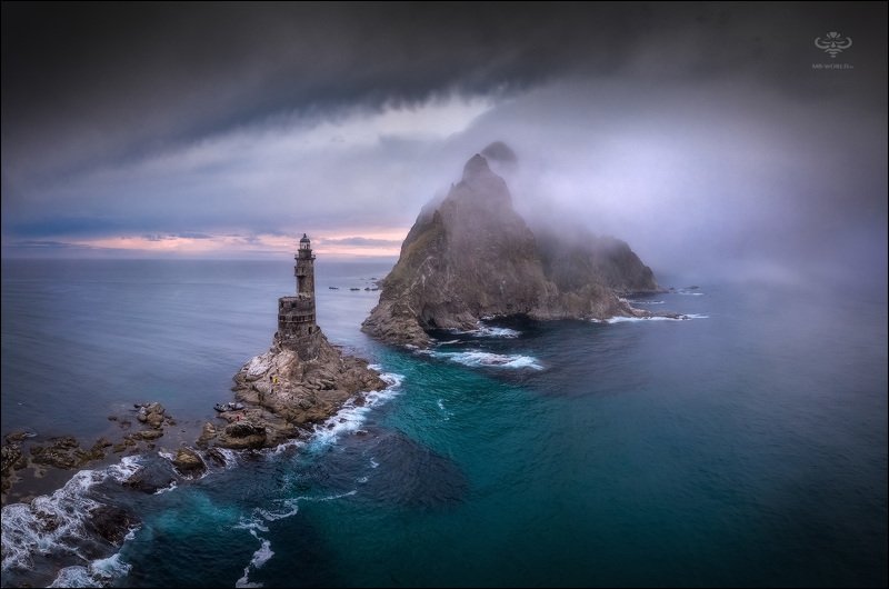 Россия, Сахалин, маяк Анива Маяк Анива с высоты полета дрона...photo preview