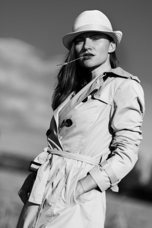 портрет, женский портрет, уличный портрет, шляпа, чб, черно-белая фотография, монохром, bnw, black and white, monochrome, portrait, woman portrait, street portrait, hat, ***photo preview