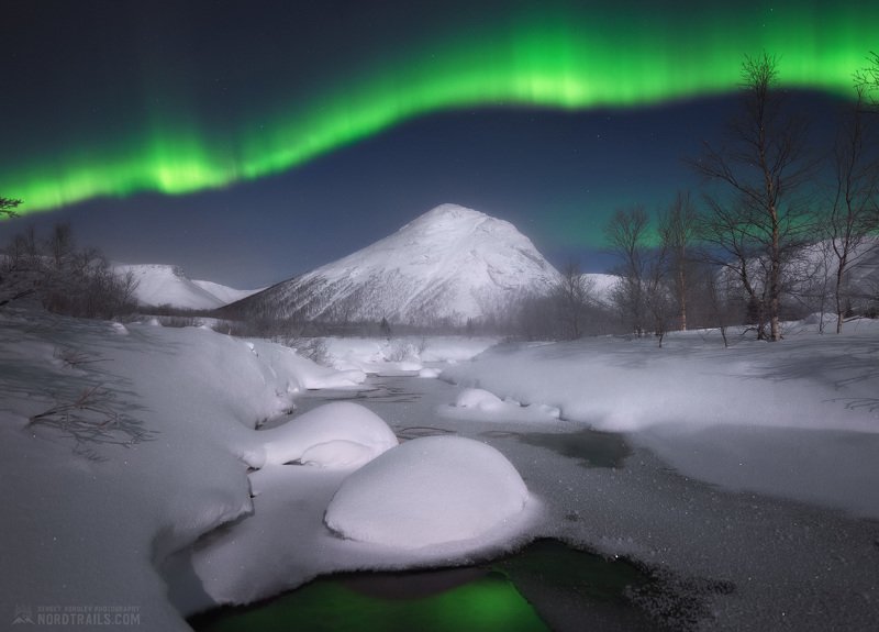 кольский, кольский полуостров, мурманск, териберка, хибины, рыбачий, зима, северное сияние, полярное сияние, север Сияние Хибинphoto preview