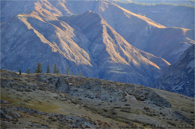 республика алтай, инегень, горы, утро, свет Утро в Алтайских горахphoto preview