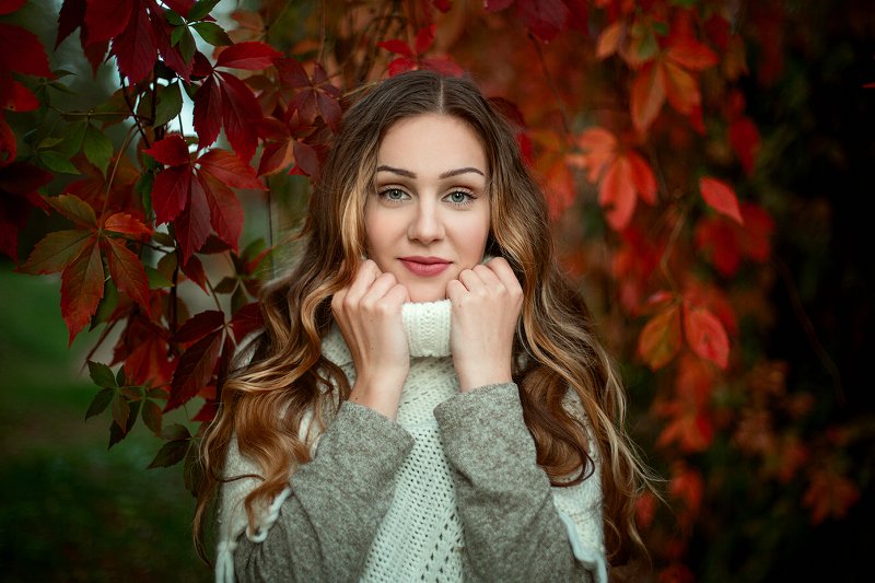 красота, портрет, девушка, осень Осенний портретphoto preview
