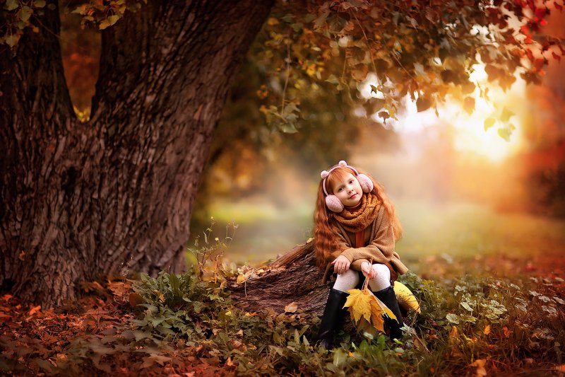 Девочка-осеньphoto preview