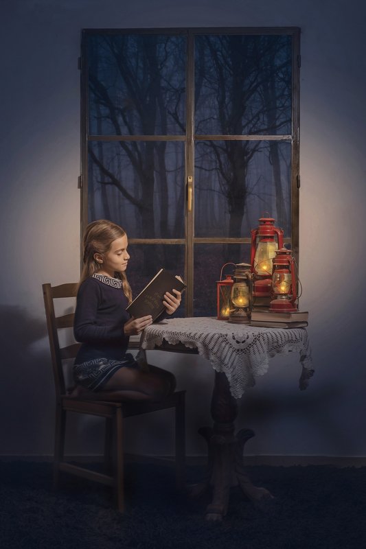 ella and the tale about the haunted forestphoto preview