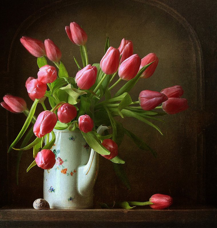 натюрморт Натюрморт с тюльпанами фото превью