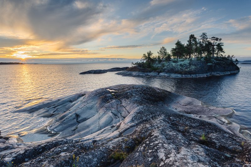 ладожские шхеры, карелия, ладога, ладожское озеро Ладожские шхерыphoto preview