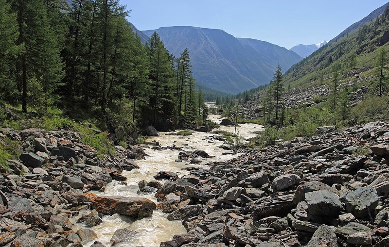 правый карагем, горная река, алтай Правый Карагемphoto preview
