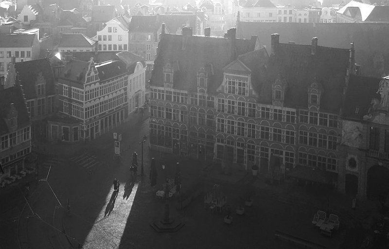 бельгия, гент, , утро, o4spok Время длинных тенейphoto preview