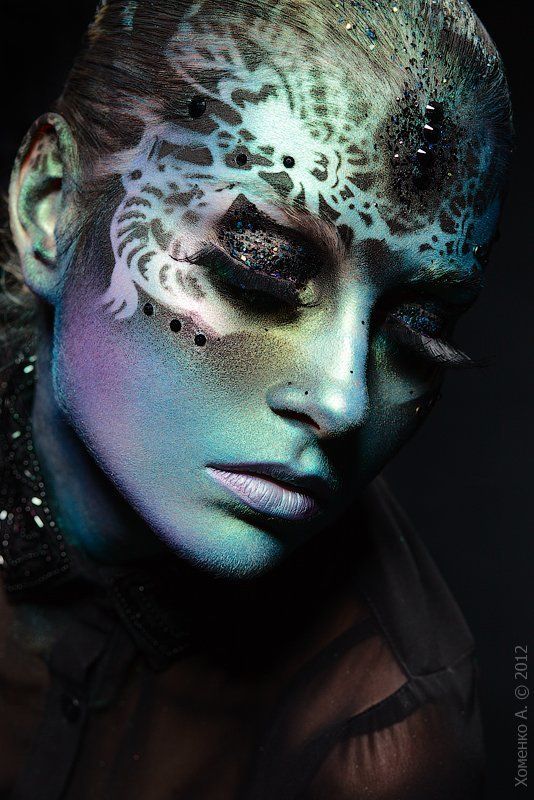 Faceart, Девушка, Змея, Макияж Snakephoto preview