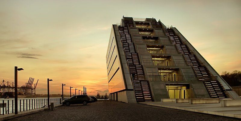 германия, гамбург, вечер,эльба photo preview