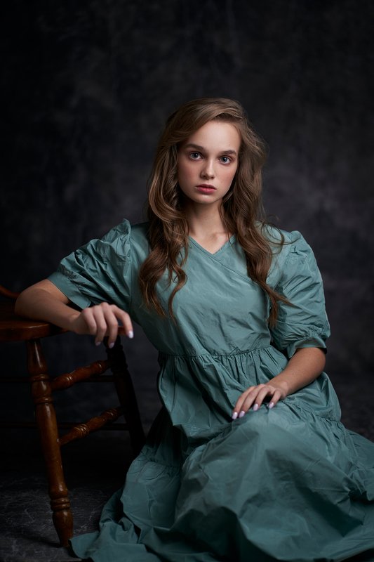 portrait, girl, lowkey, black, beautiful, pretty, eyes, lips, портрет, девушка, look Kristinaphoto preview