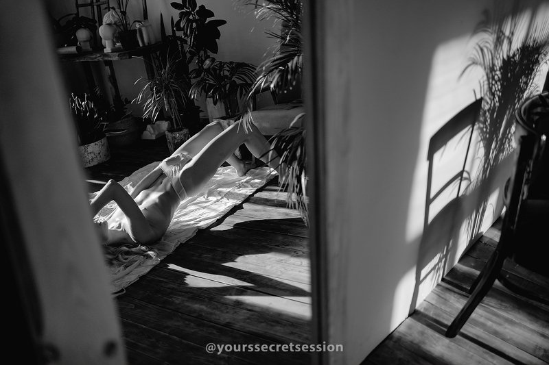 ню, девушка, портрет, чб, сиськи Ксюphoto preview