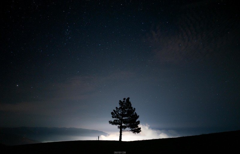 крым, айпетри, горы, ночь, облака Ночь на Ай-Петриphoto preview