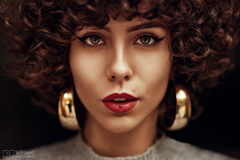 portrait, women, brunette, eyes women by wpixel (More Than Beauty)photo preview
